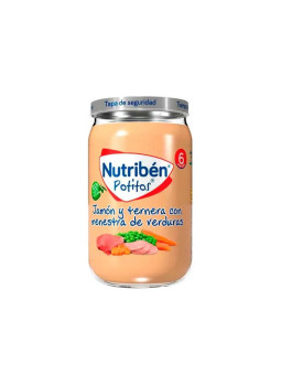 Nutribén Petit Pot Jambon, Bœuf et Légumes 235g