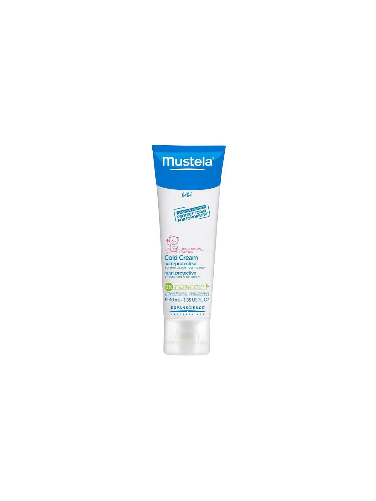 Mustela Bébé Crème Cold Cream Nutriprotectrice 40ml