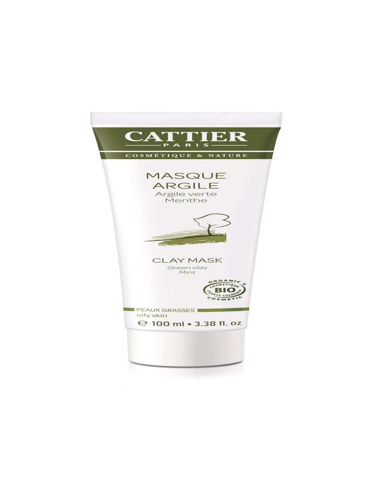 Cattier Paris Masque Argile Verte 100ml