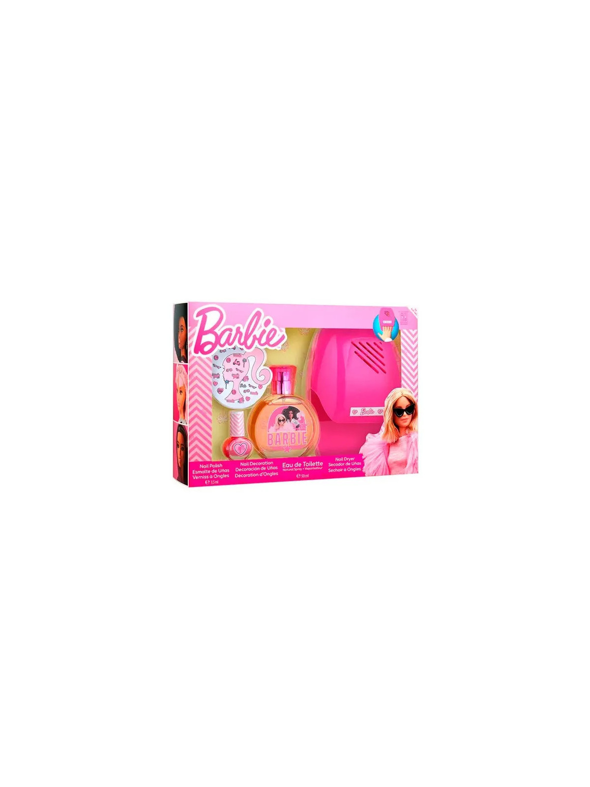 Cartoon Air-Val Barbie Coffret Eau de Toilette 50 ml + Kit Manucure