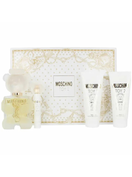 Moschino Toy 2 Eau de Parfum Spray 100ml Coffret 4 Produits