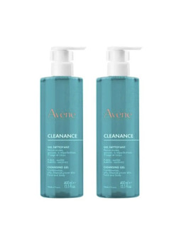 Avène Cleanance Duo Gel Nettoyant 2 x 400ml