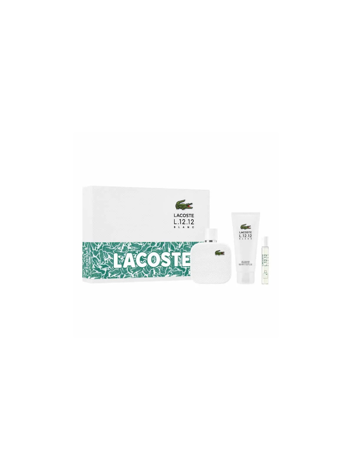 Lacoste L.12.12 Blanc Eau de Toilette 100ml Coffret 3 Produits