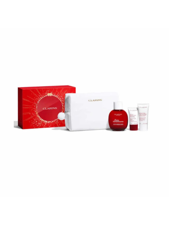 Clarins Eau Dynamisante 100ml Coffret 4 Produits