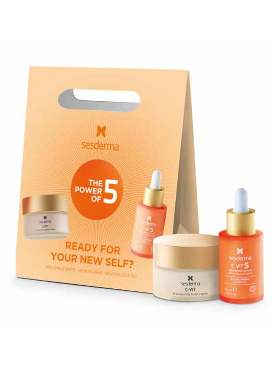 Sesderma C-Vit Crème 50ml + C-Vit Sérum 30ml Coffret 2 Produits