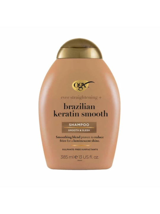 OGX Brazilian Keratin Smooth Shampooing Lissant 385ml