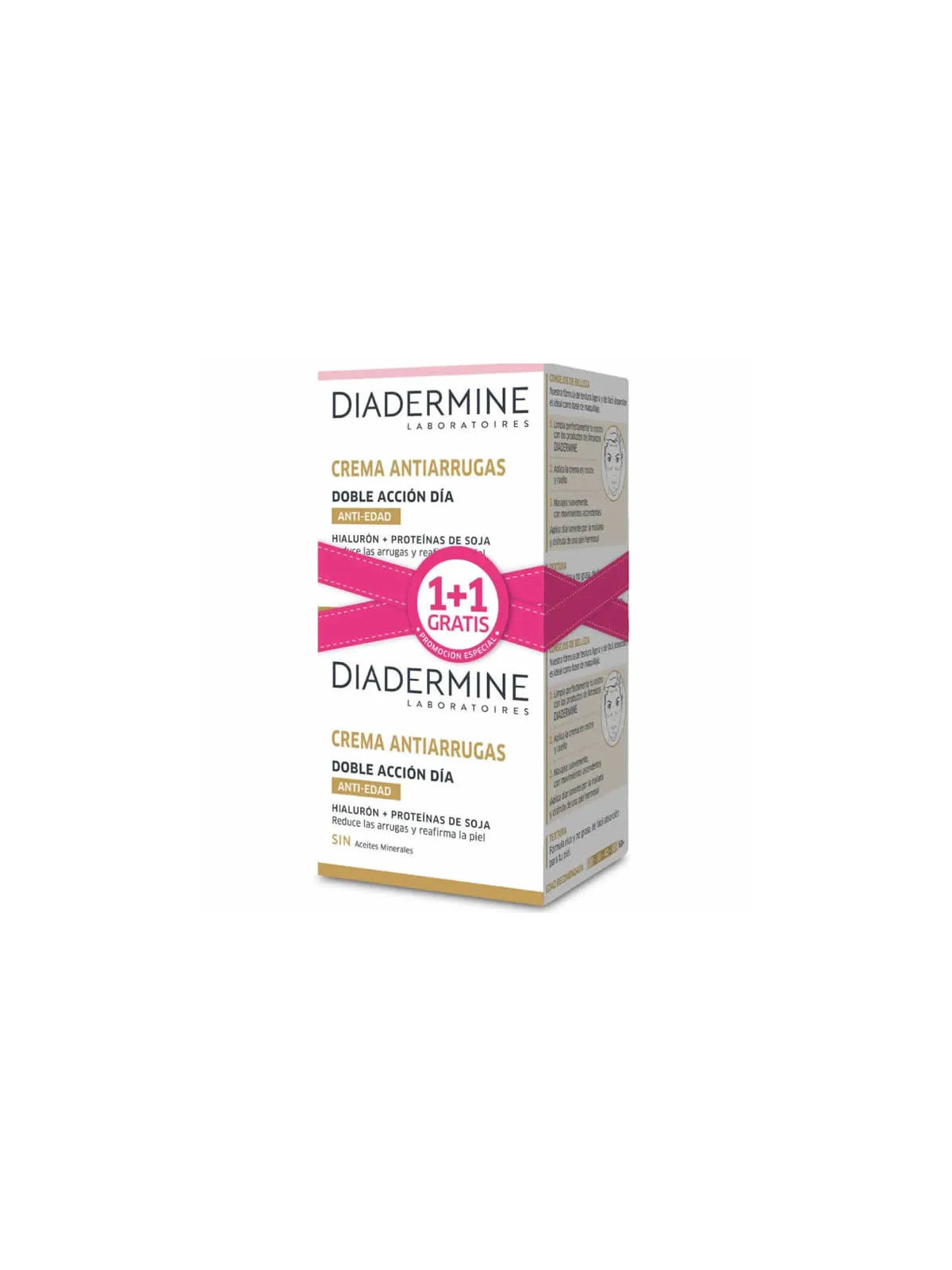 Diadermine Double Action Crème de Jour Antiride 50ml Coffret 2 Produits
