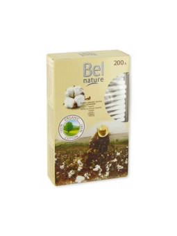 Bel Nature Bâtonnets en Coton 200 Unités