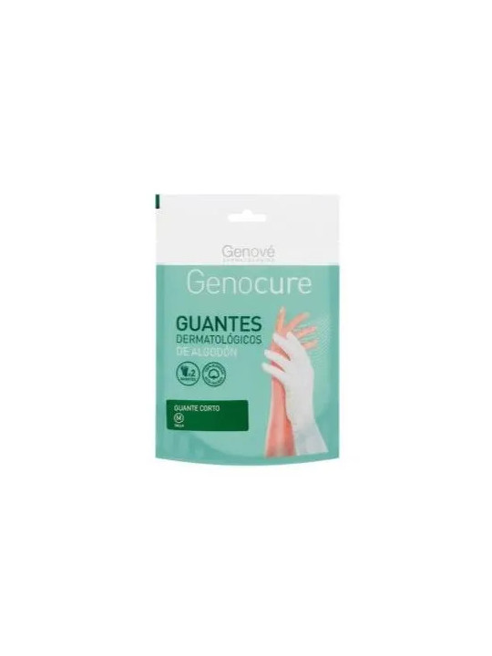 Genové Genocure Gants Dermatologiques Courts Coton Taille M 2 Unités