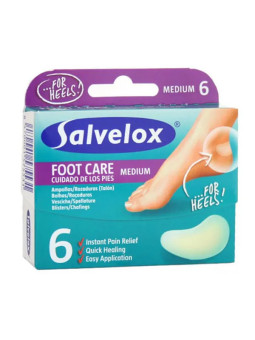 Salvelox Emplâtres Hydrocolloïdes Moyens 6 Unités 40x61mm