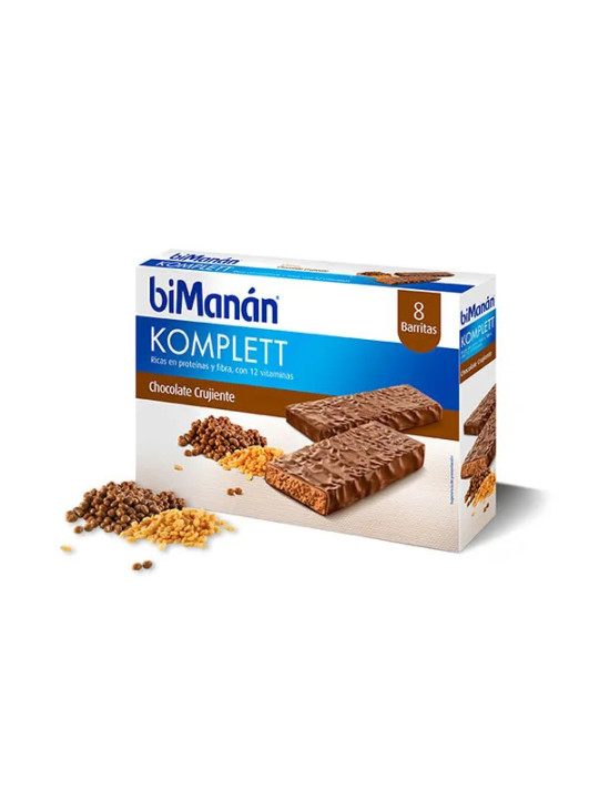 Bimanán Sustitutive Barres au Chocolat Komplett 8 Unités
