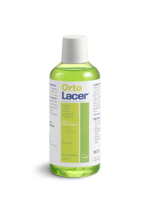 OrtoLacer Bain de Bouche Citron Vert 500ml
