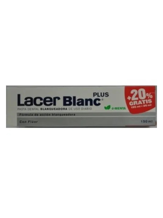 Lacer Blanc Plus Dentifrice Blanchissant Menthe 75ml