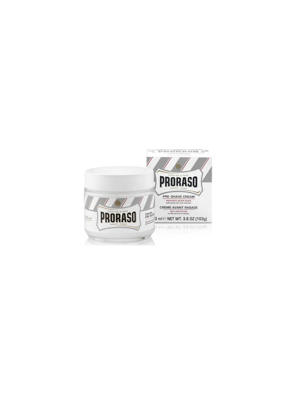 Proraso White Crème Avant Rasage Peau Sensible 100ml