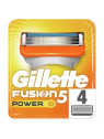 Gillette Fusion Power Recharge 4 Unités