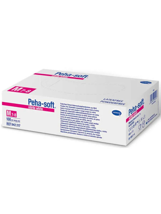 Hartmann Peha-Soft Nitrile White Powderfree Taille M
