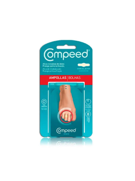 Compeed Pansement Ampoules Aux Orteils 8 Unités