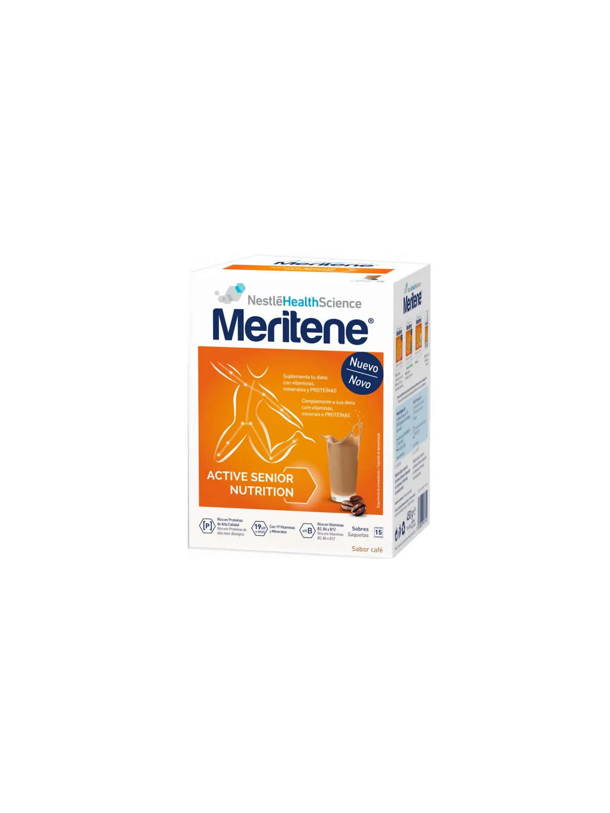 Meritene Boisson Saveur Café Décaféiné 15 Sachets