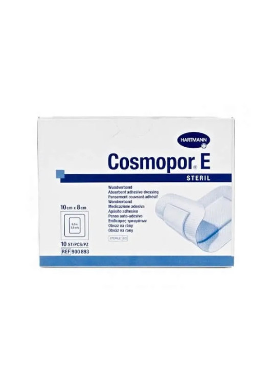 Hartmann Cosmopor E Stérile Pansement Adhésif Absorbant 10x8cm 10 Unités