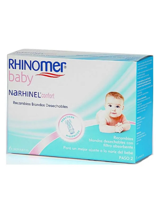 Rhinomer Baby Narhinel Confort Recharges Embouts Jetables 20 Unités