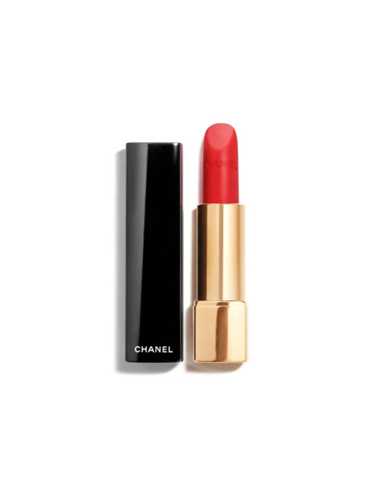 Chanel Rouge Allure Velvet Rouge à Lèvres Mat Lumineux 57 Rouge Feu