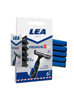 Lea Premium 2 Lames à Usage Unique 5 Unités