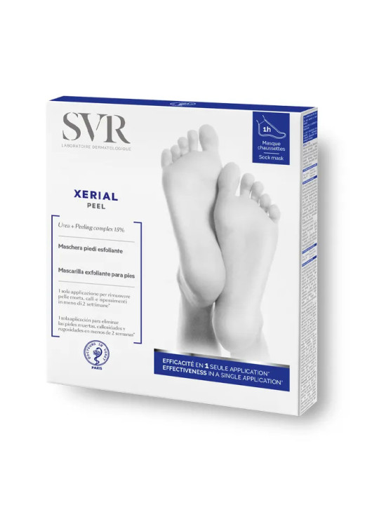 SVR Xérial Peel Mask Masque Exfoliant Pieds 2x20ml