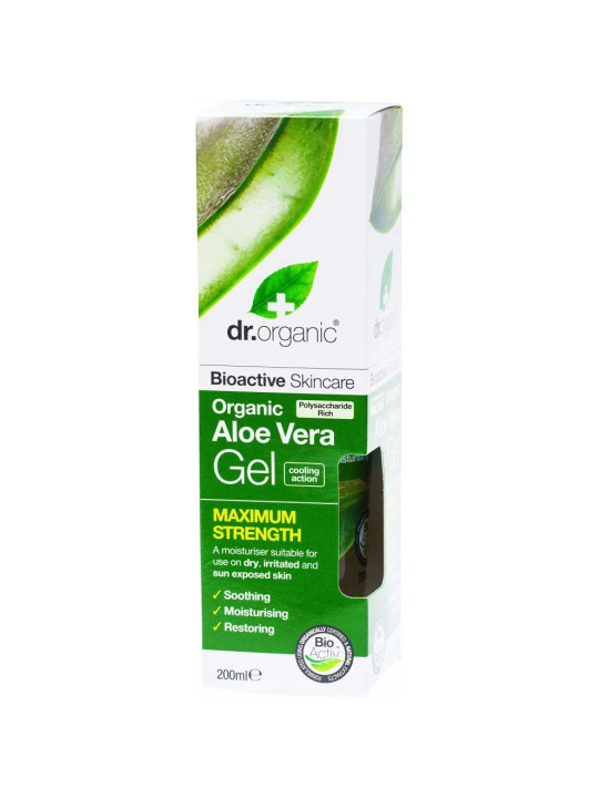 Dr Organic Aloe Vera Gel Puissance Maximale 200ml