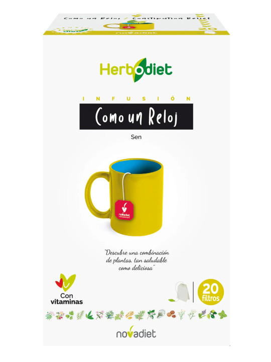 Novadiet Herbodiet Comme une Horloge 20 Infusettes