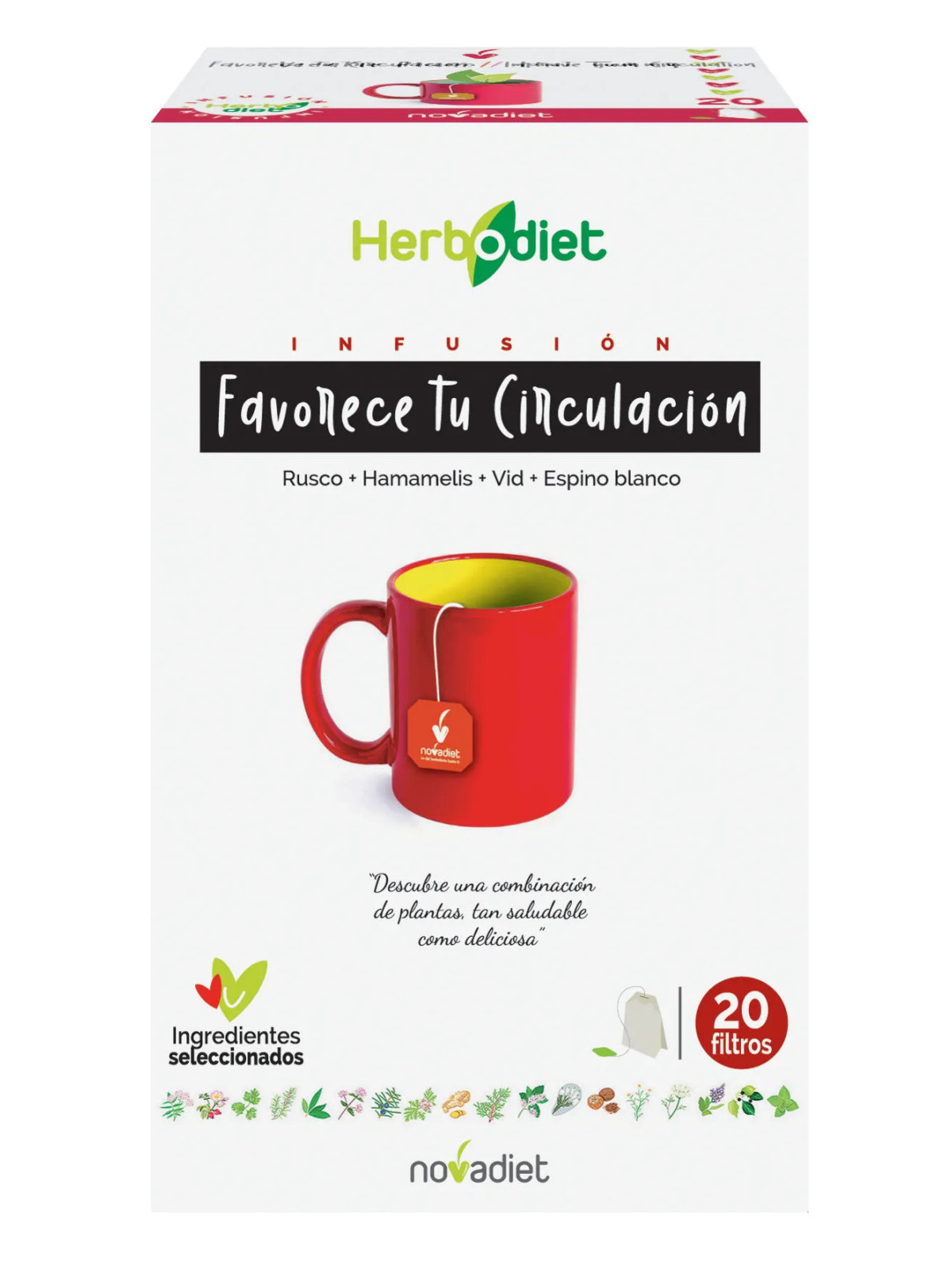 Novadiet Herbodiet Favorise Ta Circulation 20 Infusettes