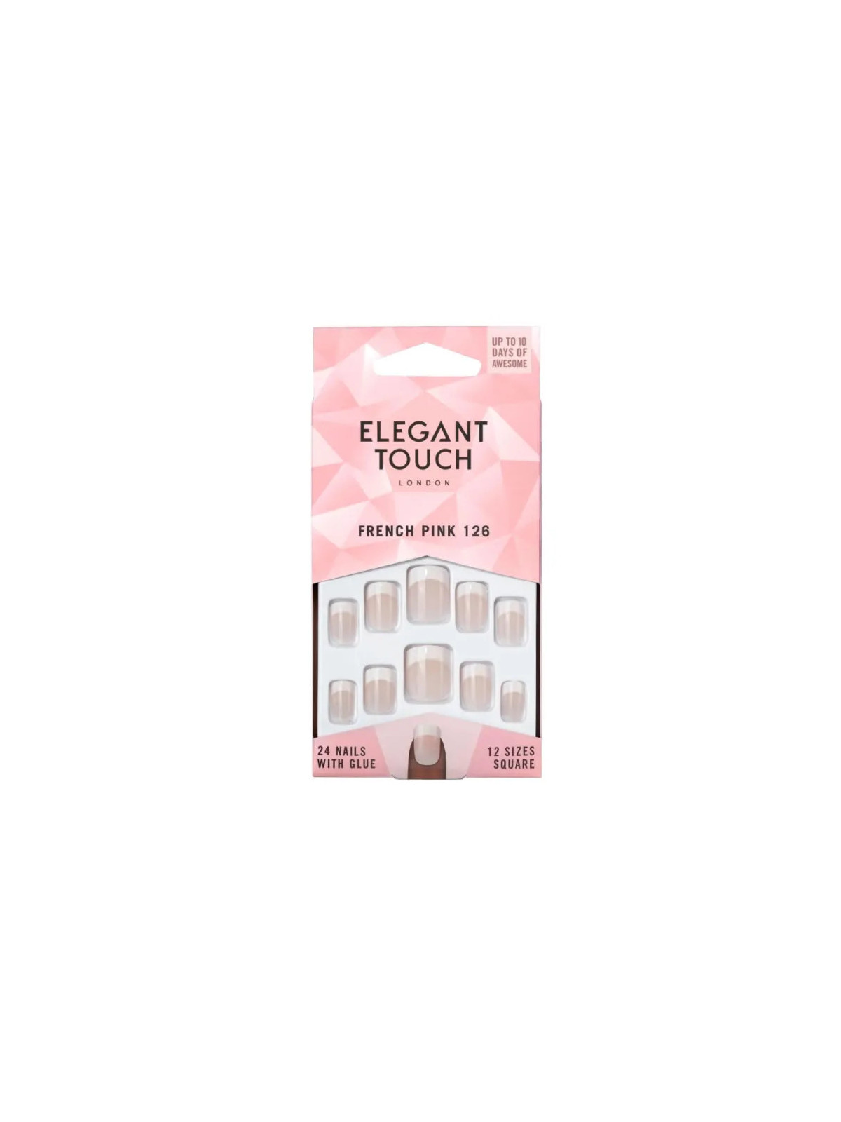 Elegant Touch French Naturel Ongles 126 Court