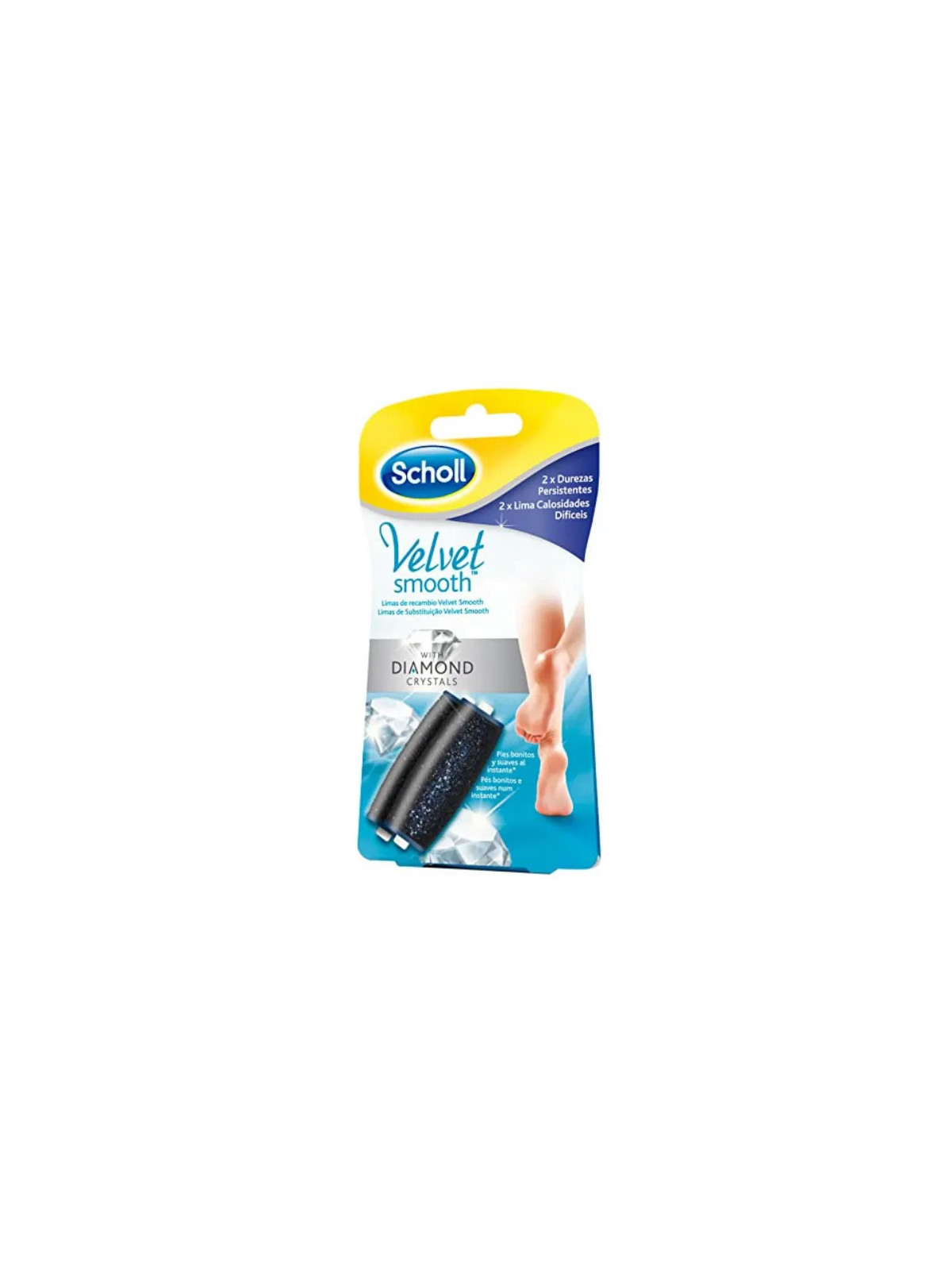 Scholl Velvet Smooth Diamond Crystals Râpe Électrique