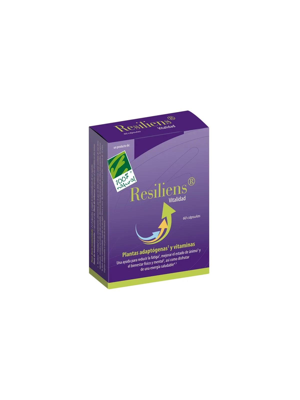 100% Natura Resiliens Vitalidad 60 Capsules