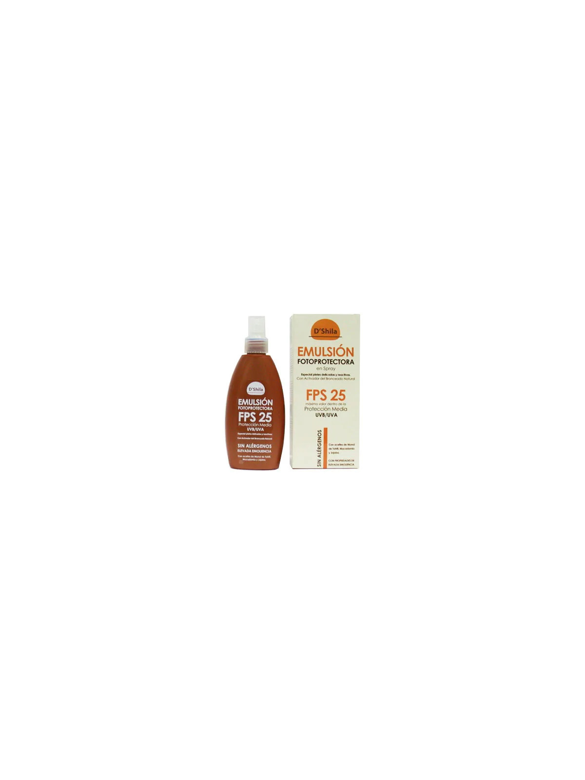 Shila Émulsion Photoprotectrice Spray SPF 25 200ml