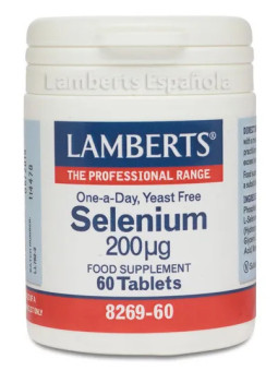 Lamberts Sélénium 200µg 60 Comprimés