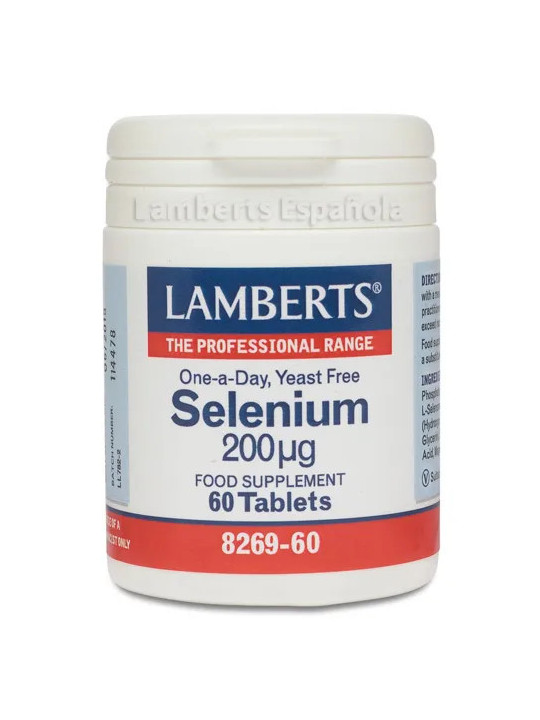 Lamberts Sélénium 200µg 60 Comprimés
