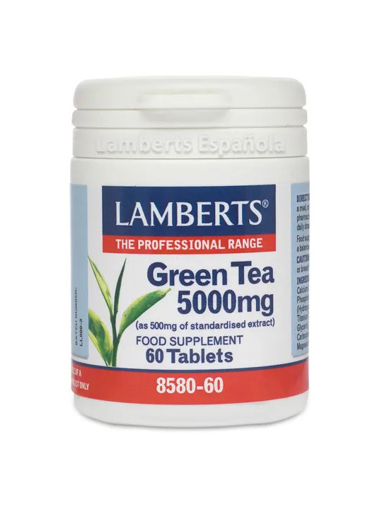 Lamberts Thé Vert 5000mg 60 Comprimés