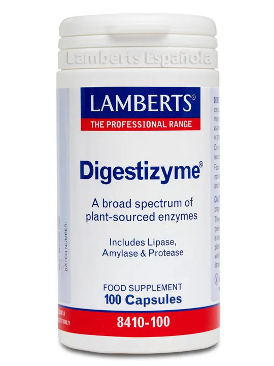 Lamberts Digestizyme Enzymes Digestives 100 Gélules