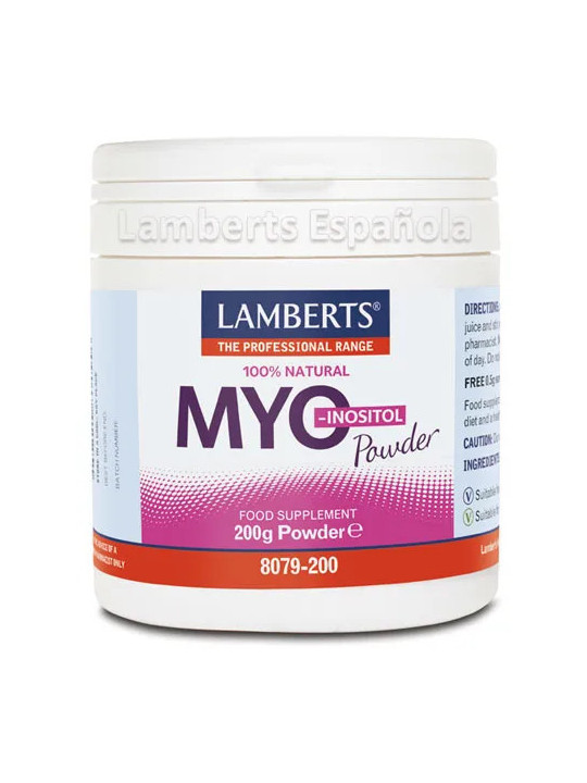 Lamberts Myo-Inositol Poudre 100% Naturel 200g