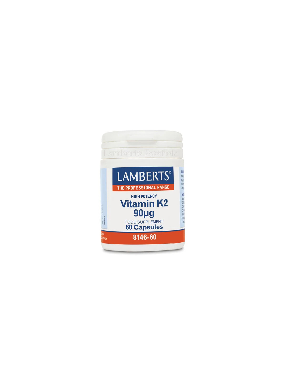 Lamberts Vitamine K2 90µg 60 Gélules