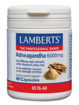 Lamberts Ashwagandha 6000mg 60 Gélules
