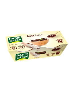 NaturGreen Dessert Riz Chocolat 2x125g
