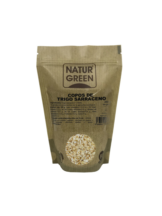 Naturgreen Flocons de Sarrasin Bio Sans Gluten 250g