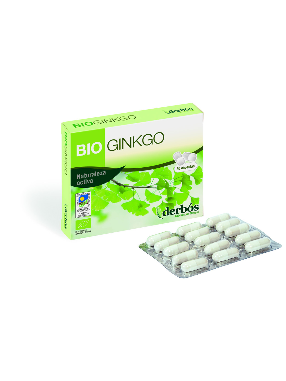 Dherbos Bio Ginkgo Biloba 30 Capsules