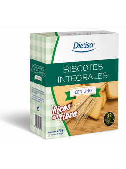 Dietisa Biscotes de Lino 32 unités 270g