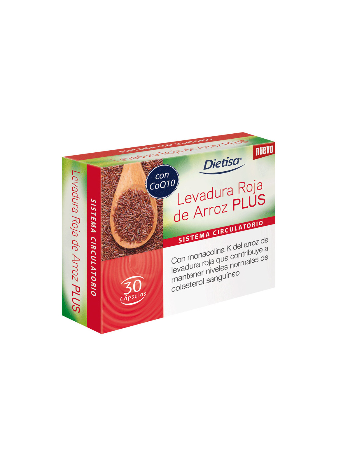 Dietisa Levure Rouge de Riz Plus 30 capsules