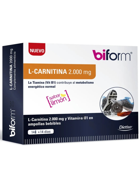 Biform L-Carnitine 2000mg 14 ampoules x 10ml