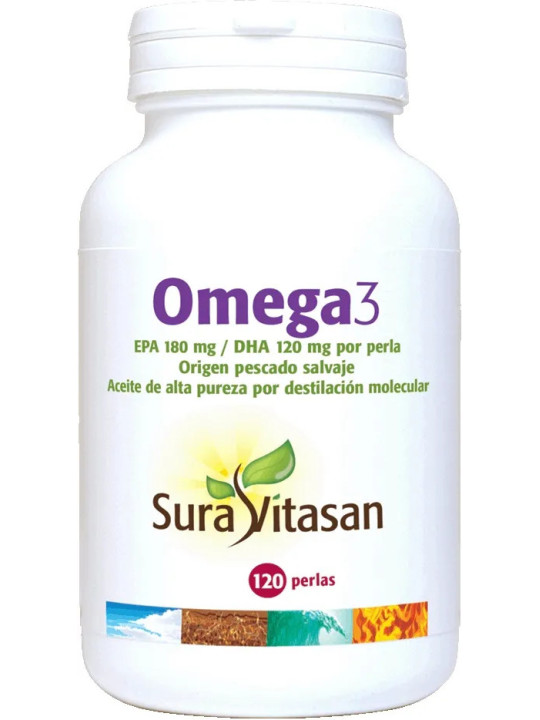 Sura Vitas Omega 3 1200mg 120 perles