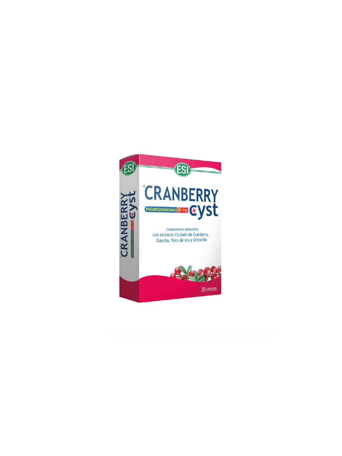 Trepatdiet Cranberry Cyst 40mg 30 Comprimés