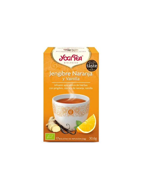 Yogi Tea Gingembre Vanille Orange 2g x 17 sachets